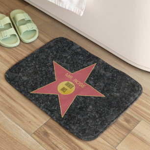 Dressing Room Star Bath Mat
