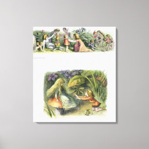 Dressing the Baby Elves, and Rejected!, illustrati Canvas Print
