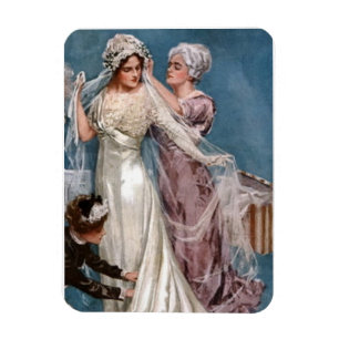 Dressing the bride magnet