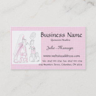 Dressmaker 3 Design 2 Business Cards