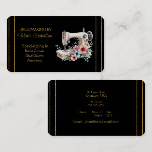 Dressmaker Bridal Gowns Grad Gowns Business Card