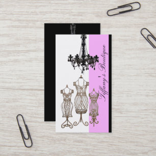 Dressmaker Mannequin Sewing Fashion Designer Business Card