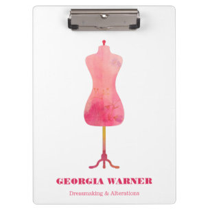Dressmaker Seamstress Tailor Clothing Mannequin Cl Clipboard