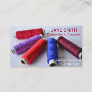 Dressmaker, Sewing, alterations professional Business Card