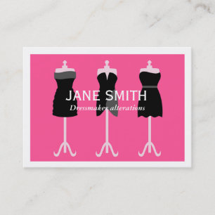 Dressmaker, Sewing, tailor professional Business Card