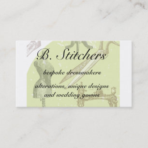 Dressmakers or seamstress business card