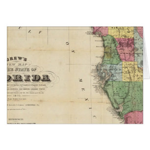 Drew's New Map Of The State Of Florida