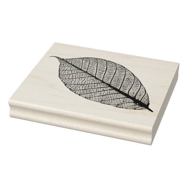Dried Autumn Leaf Rubber Stamp (Stamp)