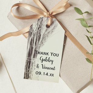 Dried Barley Country Farm Wedding Favour Tag