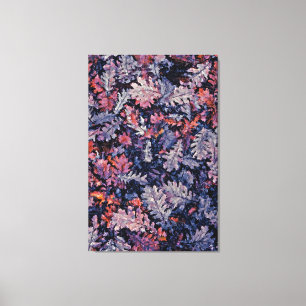 Dried Colourful Autumn Leaves – Nature-Inspired Ar Canvas Print
