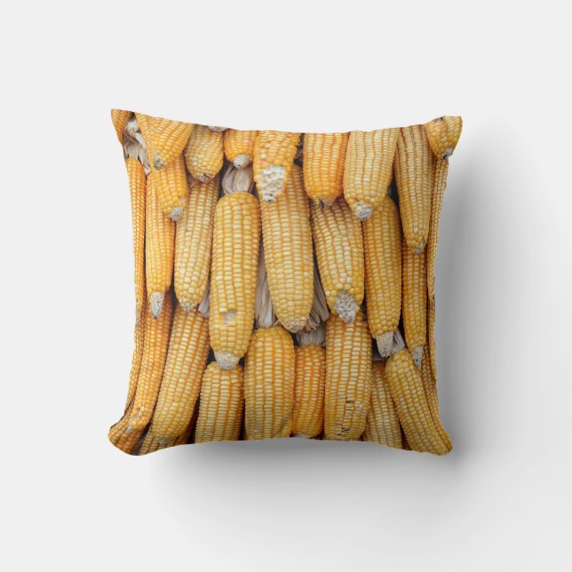 Dried corn that was stacked . cushion (Front)