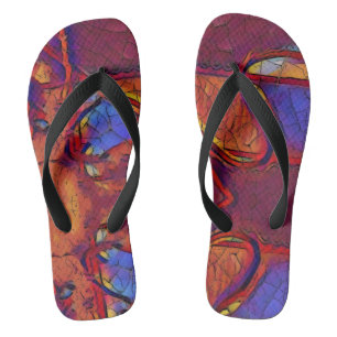 Dried Earth Flip Flops
