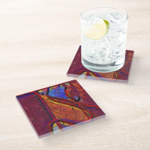 Dried Earth Glass Coaster