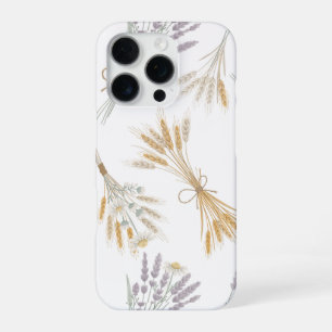 Dried Flower Bundle Chamomile Lavender Wheat iPhone 16 Pro Case