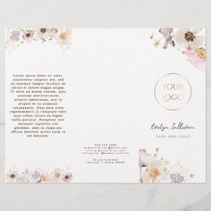 Dried flowers brochure