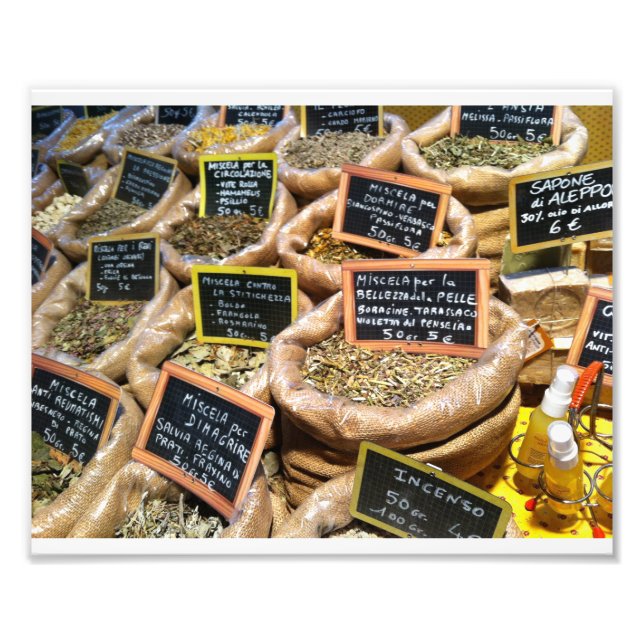 Dried Herbs and Spices Photo Print (Front)