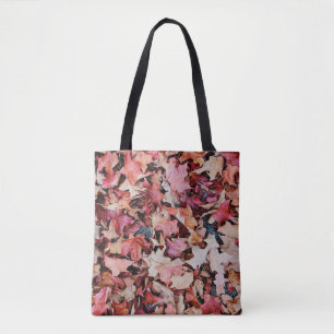 Dried leaves tote bag