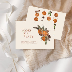 Dried Orange Cinnamon Winter Books For Baby Enclosure Card