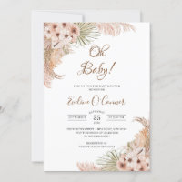 Dried Palm Leaves Pampas Dusty Pink Orchid Oh Baby