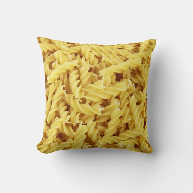 Dried Pasta (Italian Food) Cushion (Front)