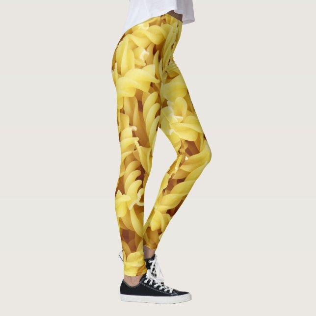 Dried Pasta (Italian Food) Leggings (Right)