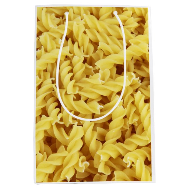 Dried Pasta (Italian Food) Medium Gift Bag (Front)