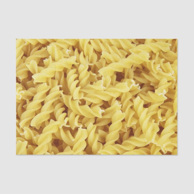 Dried Pasta (Italian Food) Tissue Paper (Front)