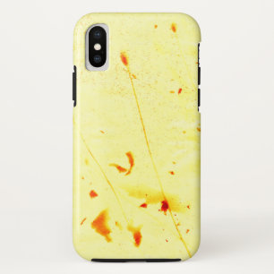 Dried poppy stalks sunprint  iPhone XS case