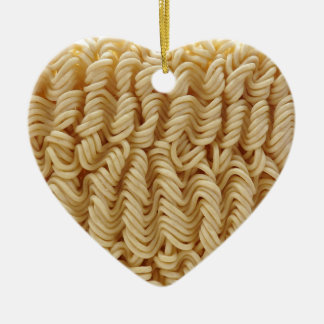 Dried ramen noodles ceramic tree decoration