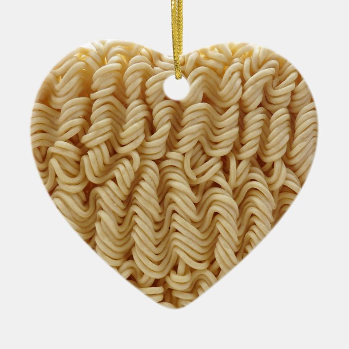 Dried ramen noodles christmas ornament Zazzle.co.uk
