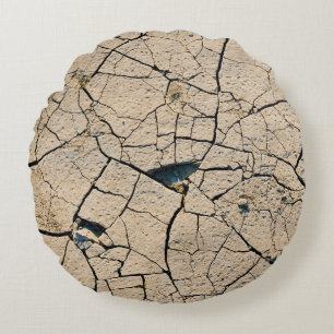 Dried soil round cushion