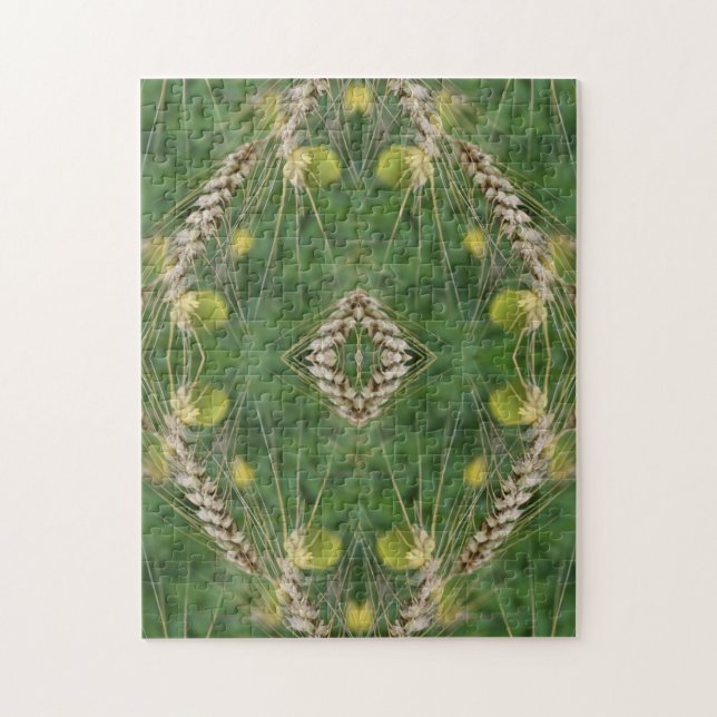 Dried Summer Grass Abstract   Jigsaw Puzzle (Vertical)