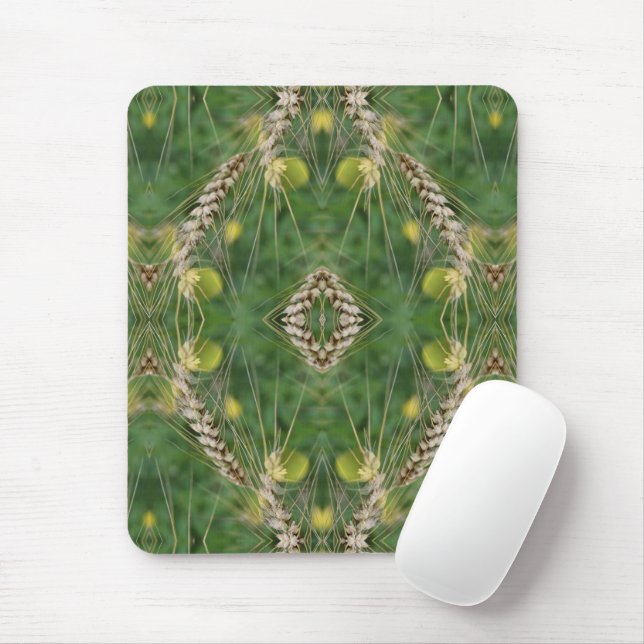 Dried Summer Grass Abstract   Mouse Mat (With Mouse)