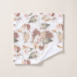 Dried Tropical Foliage Elegant Modern Wash Cloth