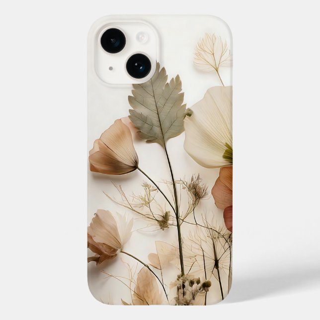 Dried wlidflowers pressed Case-Mate iPhone case (Back)