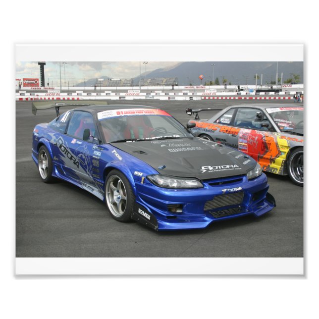 Drift Car Photo Print (Front)
