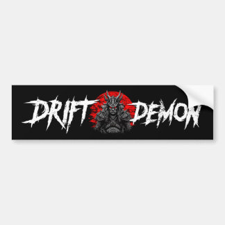 Drift Demon Samurai JDM Car Drifting Phonk Bumper Sticker