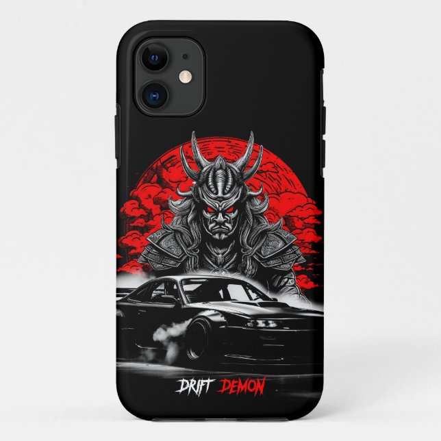 Drift Demon Samurai JDM Car Drifting Phonk Case-Mate iPhone Case (Back)
