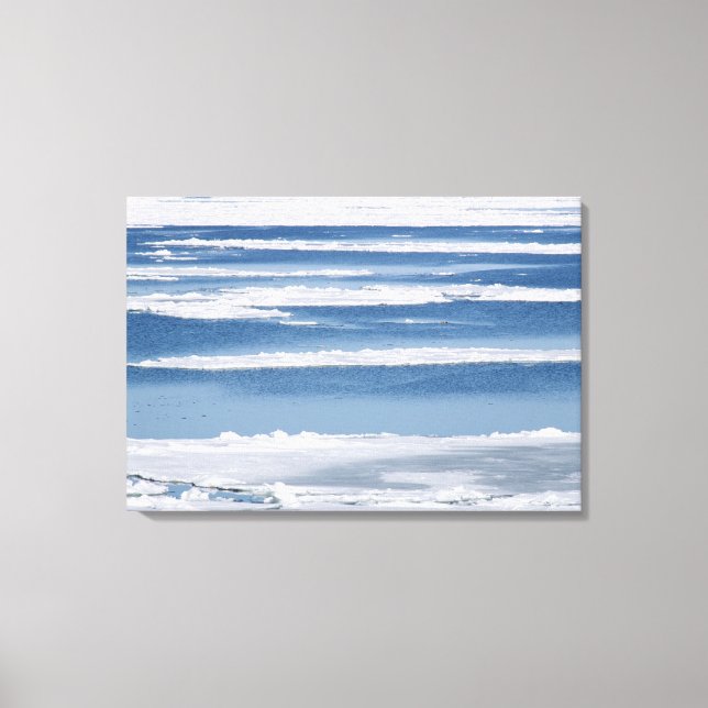 Drift Ice 5 Canvas Print (Front)