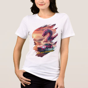 Drift Into Dreamland Racing T-Shirt Tri-Blend Shirt