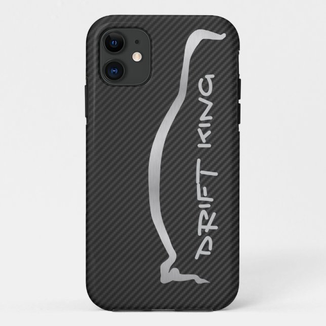 "Drift King" Evolution X Grey Silhouette Case-Mate iPhone Case (Back)
