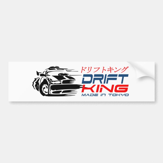 Drift King Made In Tokyo Bumper Sticker (Front)