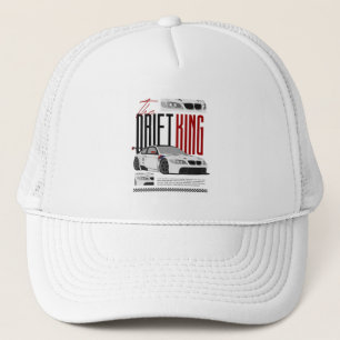 Drift King Racing Car Trucker Hat 