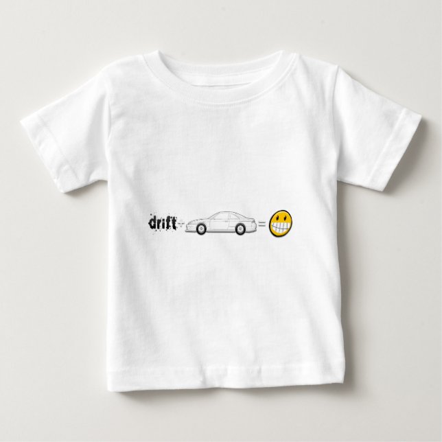 Drift Silvia S14 is fun Baby T-Shirt (Front)
