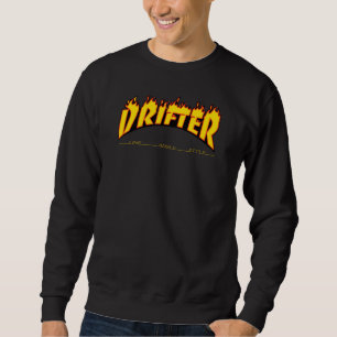 Drifter Drift Drifting Racing Flame Tee