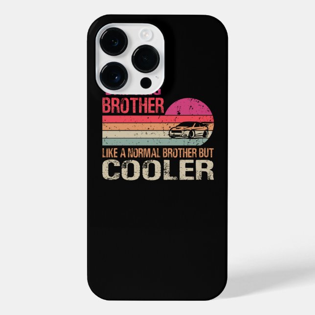 Drifting Brother Like A Normal Brother But Cooler iPhone Case (Back)