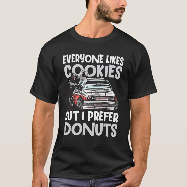 Drifting Burnout Racing Drift Racecar Motorsport S T-Shirt (Front)