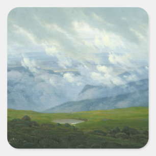 Drifting Clouds Square Sticker