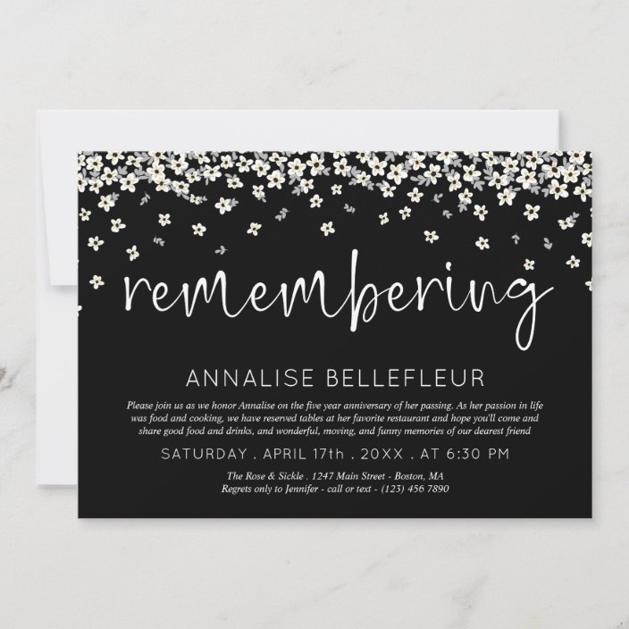 Death Anniversary Cards Templates