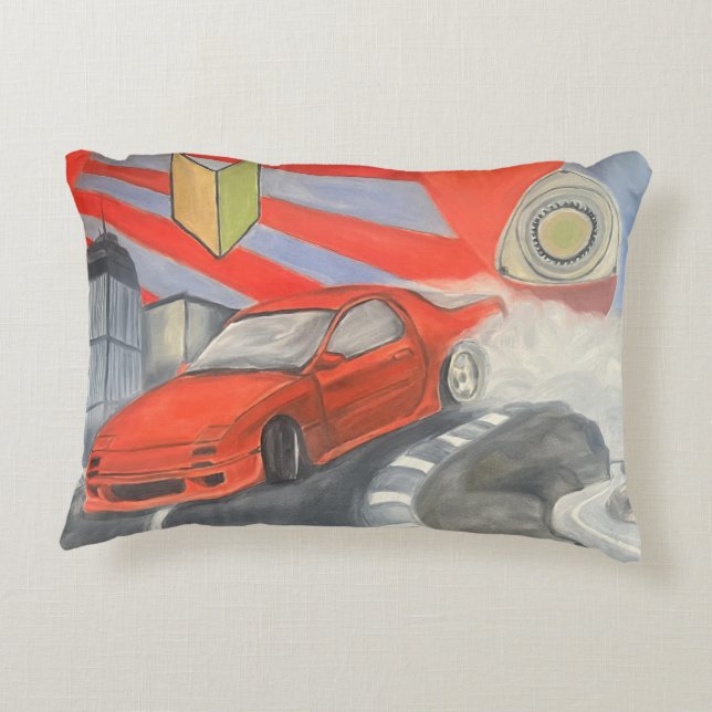 Drifting in the Sky  Decorative Cushion (Back)